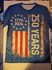 250 Years American Anniversary 250th Independence Day Dri Fit T-Shirt XL