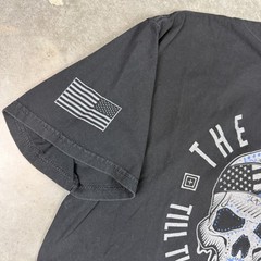 5.11 Tactical T Shirt Mens XL Black Logo The Forge Skull Preowned