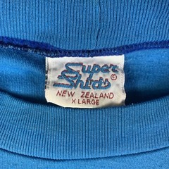 Vtg Indie Band T shirt Mens XL blue bloody kiwi seagulls Single stitch