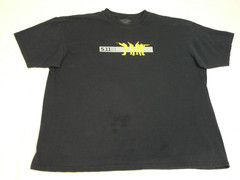 5.11 Tactical Series T Shirt Men’s XL Black Short Sleeve 100% Cotton Graphic Tee