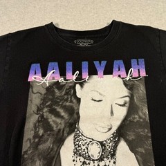 Aaliyah Shirt Adult Small Black Singer Actress Urban Pop Hip Hop Music Mens