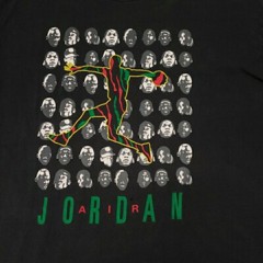 Air Jordan X A Tribe Called Quest T-shirt Men’s XL Black Logo Rap Hip Hop MJ