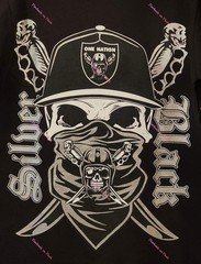 Raiders Silver & Black One Nation T-Shirt