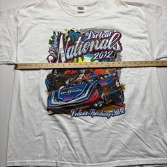 Dirt Car Nationals 2012 Tshirt Mens 3XL Big Print Front And Back Volusia Racing
