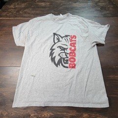 Hanes Mens Bobcat T-Shirt Size XL *Stains