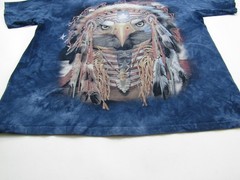 The Mountain T-Shirt Mens XL American War Eagle Native American Southwestern Tee