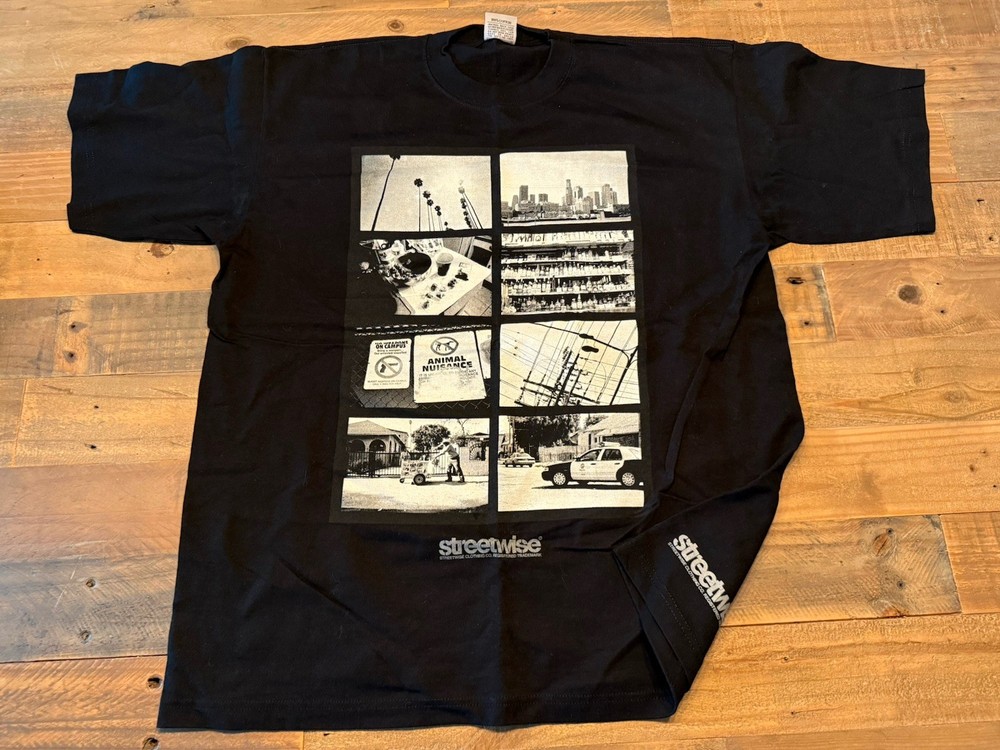 Streetwise Clothing Los Angeles Black Short Sleeve T-Shirt Tee XL