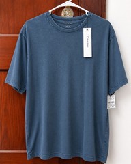 Calvin Klein Jeans Men’s Large Blue Ink Crew Neck 100% Cotton Soft T-Shirt (NWT)