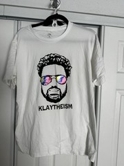 Anta Klay Thompson Klaytheism Graphic T-Shirt White large