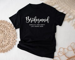 Bachelorette Party Shirts ,Personalised Hen Party Shirts STYLE 3