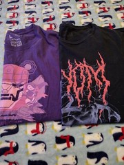 Lot Of 2 Large Marvel Venom X-Men Shirts. Used Very Good Condition Look At Pics