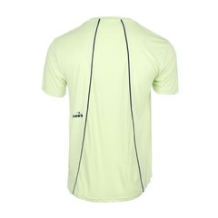 diadora Tennis Crew Neck Short Sleeve Athletic T-Shirt Mens Green Casual Tops 18