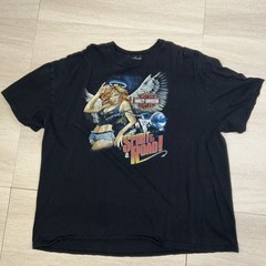 Vintage Y2k Harley Davidson Tee Shirt Size 2XL(?) Pin Up See Pics For Size