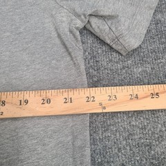 Jordan Shirt Mens Large Gray Heather Embroidered Jumpman Logo Nike Air Tee 14