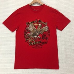 Hard Rock Cafe Shanghai Year of the Rooster 2017 Graphic T-Shirt Large