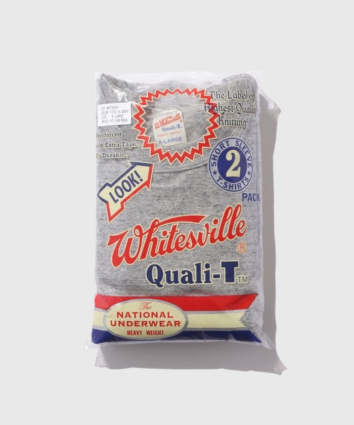 WHITESVILLE T-SHIRT WV73544 2-PACK Gray Toyo Enterprise NEW