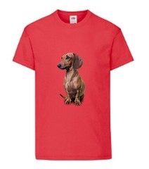 Brown Dachshund Dog Pet Friend Family Novelty T Shirt Various Colours And Sizes