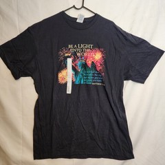 Delta Pro Weight Be a Light Unto the World Matthew 5:16 T Shirt XL Fireworks NWT