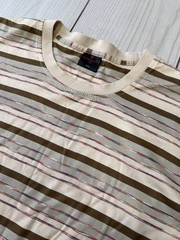 Pierre Cardin Men’s Crewneck Logo Short Sleeve T-Shirt US XXL beige brown 2XL