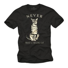 Funny Sayings Nerd Mens T-Shirt with Cat – Cool Men Cats Shirt