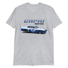Ford Capri RS3100 Vintage Race Car Short-Sleeve Unisex T-Shirt