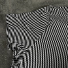 Polo Ralph Lauren T-Shirt Mens XL White Black Striped Logo Classic Fit Casual