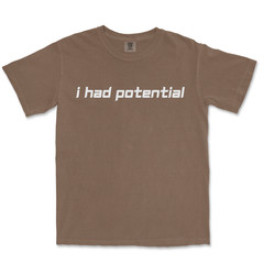 I Had Potential Shirt Funny T-Shirts Men Graphic Shirt Funny Shirt For Men