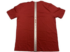 American Apparel Sustainable Collection USA MADE Vneck Tee 100% cotton RED L