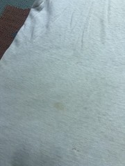 Vintage 1940s 50s blank white t shirt soft cotton distressed boxy large