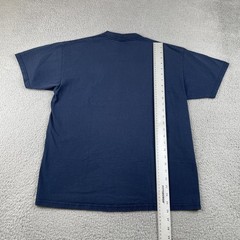 Vintage NYPD New York City Large Lee Total Cotton Shirt Made In USA Blue 90s Y2K