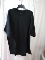 Hanes 518T Men’s 3XL Tall Cotton Short Sleeve T Shirt Crew Neck Beefy-T Black