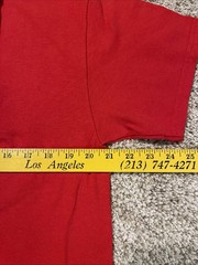 Let’s Hygge Simple Design Red T-Shirt L Danish Cotton Poly blend Museum Denmark
