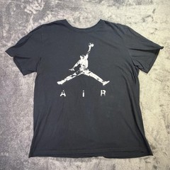 Jordan Shirt Mens XL Black Jumpman Air Logo Graphic T-Shirt Basketball