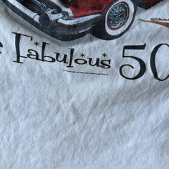 Chevrolet The Fabulous 50s T-Shirt XL White Bel Air Joe Blow Ts