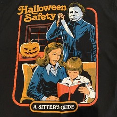 Lot Of 3 Horror T Shirt Size Med Steven Rhodes & Halloween Hobo Scary Santa