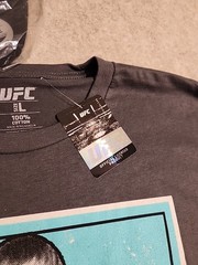 NWT LOT of UFC T Shirt & Hat Strapback Hasbulla VS Everybody Men L 100% Cotton