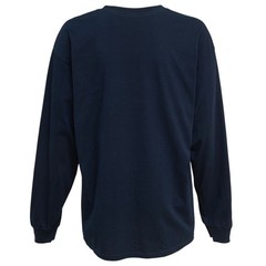 U.S. Navy Emblem Men’s Graphic Print Long Sleeve T-Shirt in Navy, XL