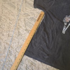 Oversized Comfort Colors Gray Skeleton Coffee Graphic T-Shirt 2XL