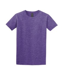 Gildan 64000 Men’s Heather Purple Softstyle T-Shirt Cotton Short Sleeve Medium 