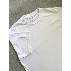 Shaka Wear Blank Shirt Mens Medium White Active Soft Spun Cotton Crewneck Tee