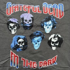 Grateful Dead In The Dark Touch Of Grey Faded Black T-shirt