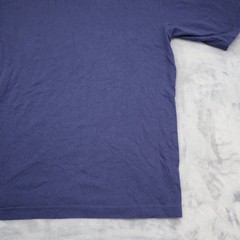 Weekends Shirt Mens M Blue Three Stripe Short Sleeve Crew Neck Casual Top