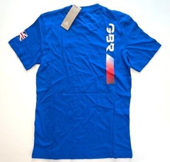 Adidas Training Shirt Team GB Olympic 100% Cotton Blue Men Women XS S M L XL 2XL
