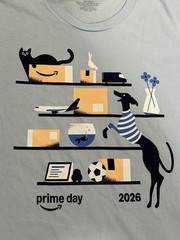 Amazon Prime Day 2026 Employee PEAK Blue T-shirt Limited Release sz Large