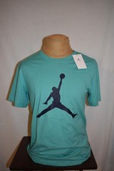 Jordan Men’s Jumpman Short Sleeve T-Shirt CJ0921-393 Teal/Midnight Navy NWT