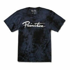 Primitive X Rick and Morty NUEVO PORTAL Skateboard Shirt CRYSTAL WASHED NAVY
