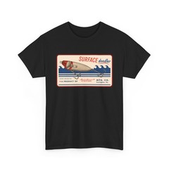 Surface Doodler Trenton Mfg Covington KY Vintage Fishing Lure Box Art T-Shirt