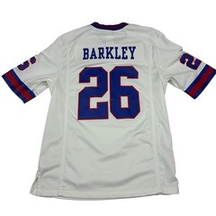 Nike Jersey Men M White Saquon Barkley 26 NY Giants NFL On Field Football Jersey