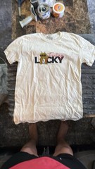 ALAB White Graphic T Shirt Men’s Small
