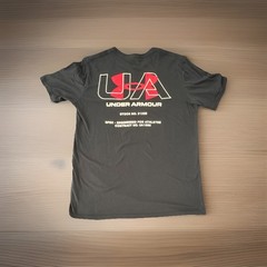 Under Armour Men’s Black Crew Neck Short Sleeve Graphic Logo T-Shirt Size M